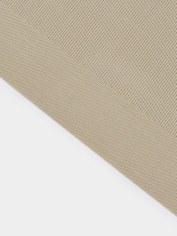 Placemat, 30x45 cm, PVC / polyester, rectangular, beige, Mats, image-4