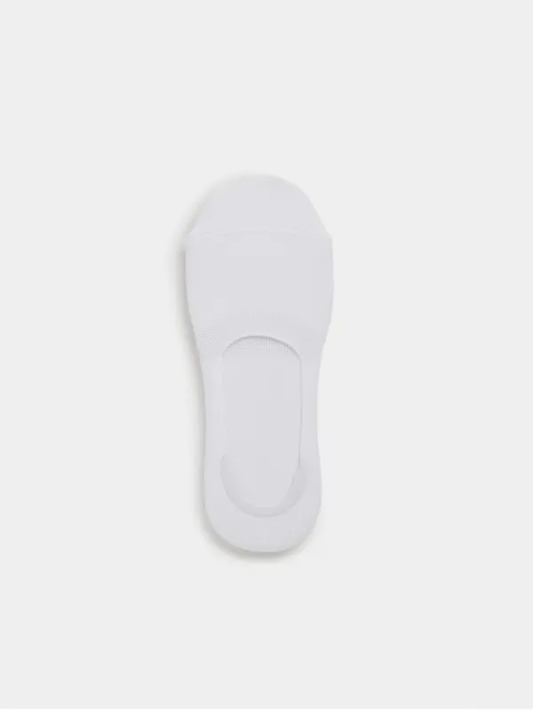 Women's track socks, Size 36-38, cotton / polyester, white, Basic, image-0