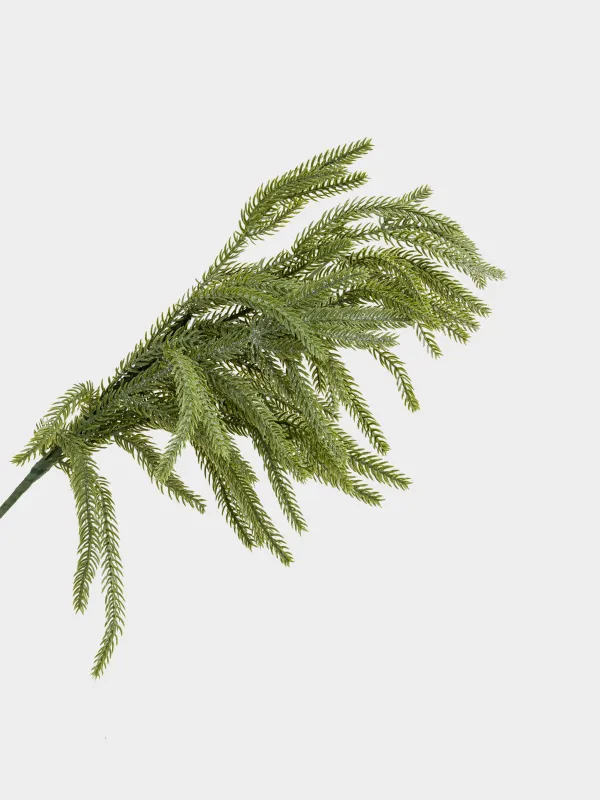 Decorative branch, 60 cm, plastic / paper, Conifer decor, image-9