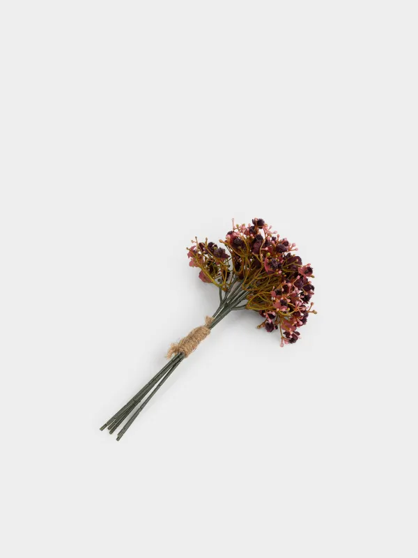Decorative bouquet 30 cm, plastic, Pink flowers, Flower garden, image-3