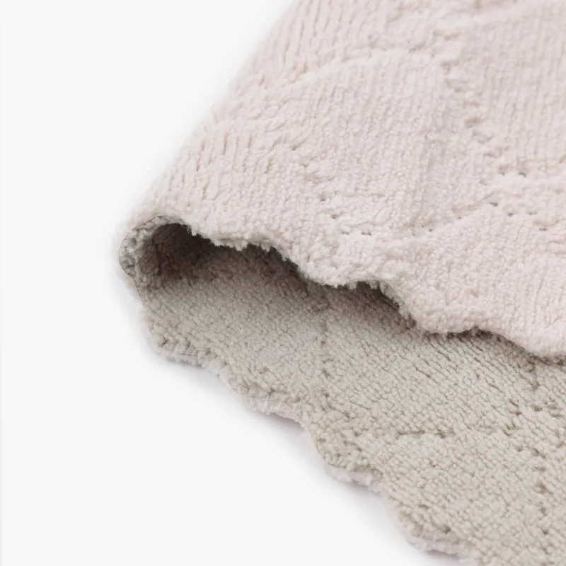 Kitchen cloth, 26x17 cm, 2 pcs, microfiber, beige-pink/gray, patterned pile, Clean, image-2