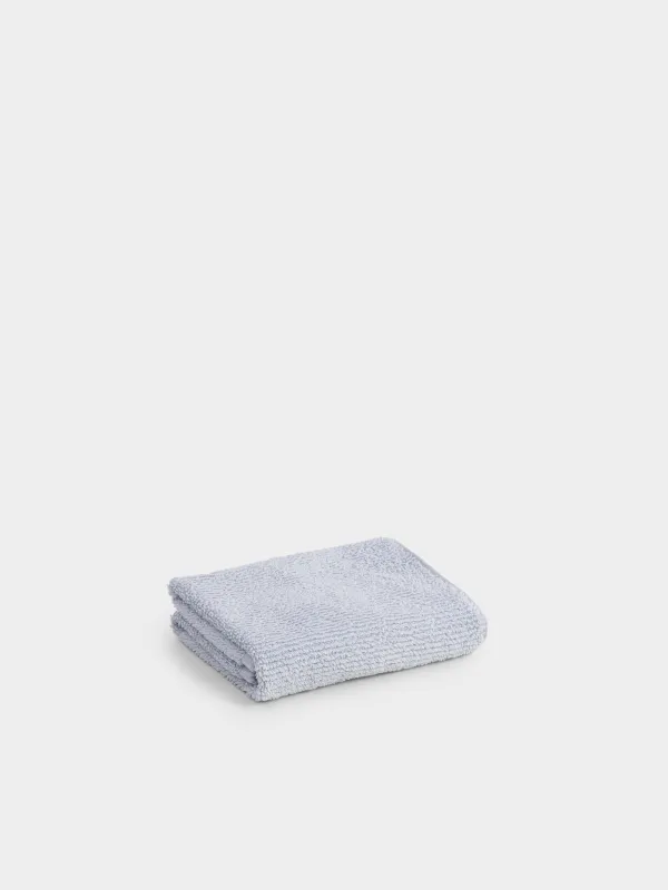 Towel, 40x60 cm, cotton, blue, Terry cotton, image-0