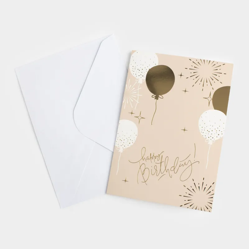 Gift envelope, 12x17 cm, paper, Balloons, Birthday, image-5