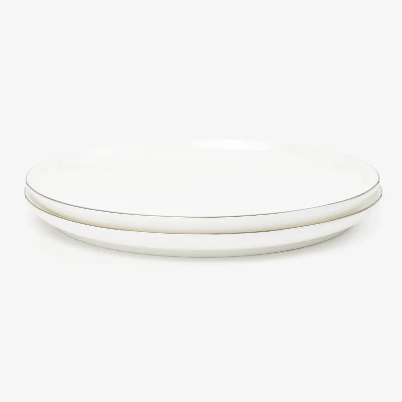 Snack plate, 24 cm, 2 pieces, porcelain F, Antarctica