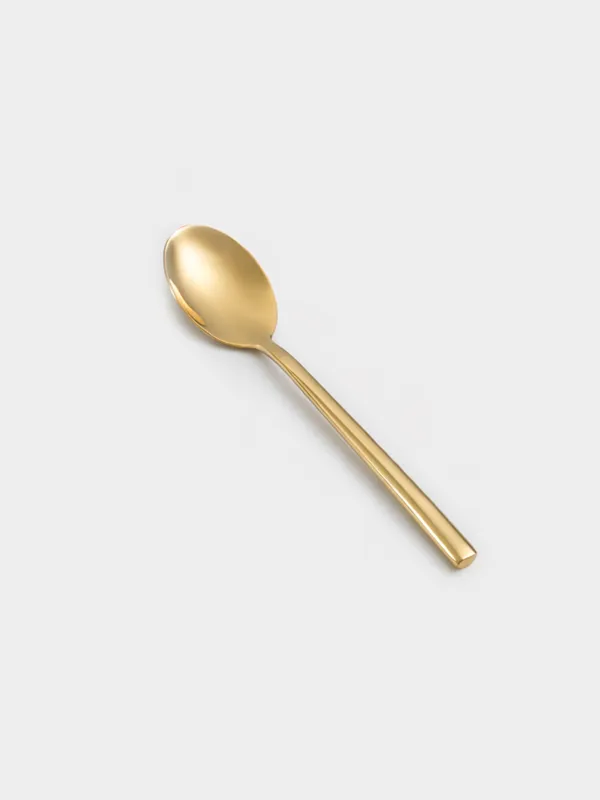 Silverware, 6 pers, 24 pr, steel, gold, Dublin, image-3