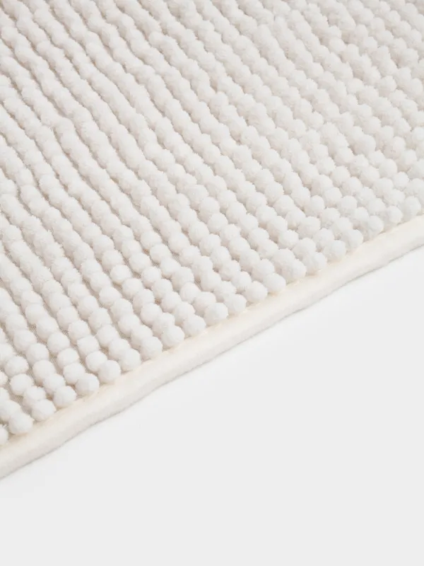 Mat, 50x80 cm, polyester, milky, Hillock, image-2