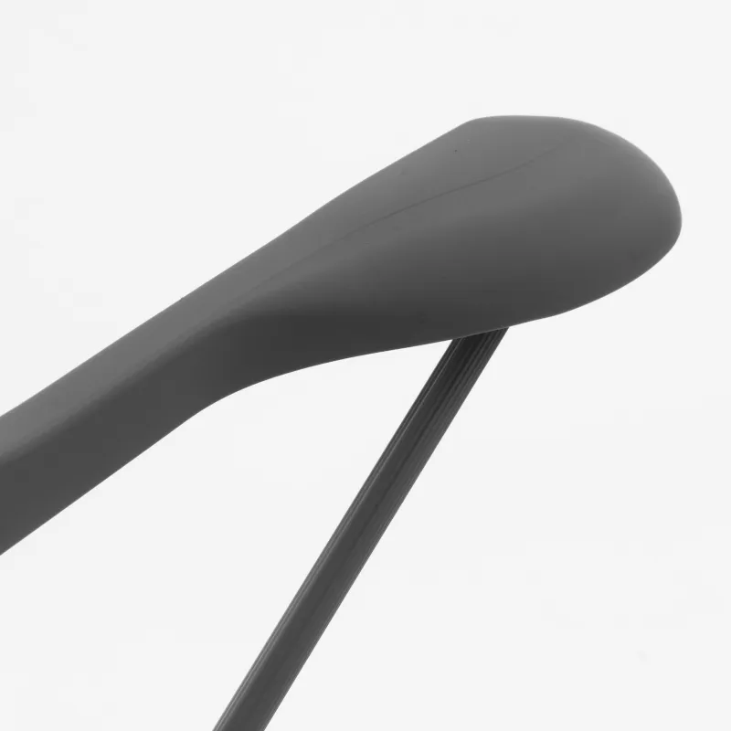 Coat hanger, 44 cm, for jackets and outerwear, plastic coated, grey, Fun house, image-3