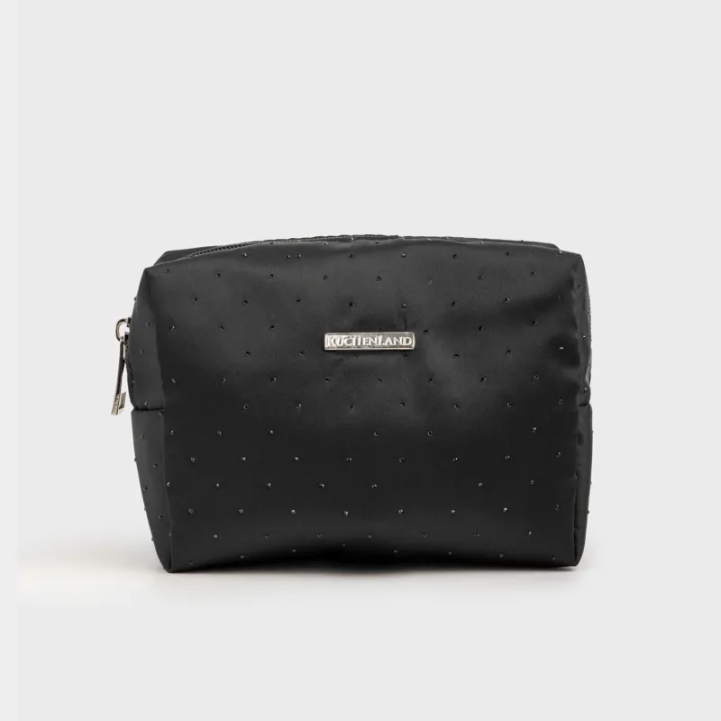 Makeup bag, 17x13 cm, nylon, black, Force night