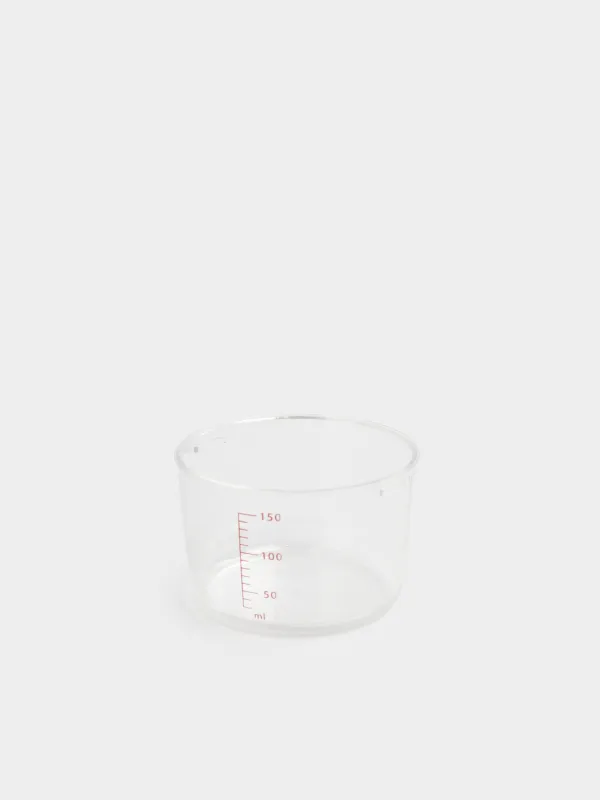 Washing powder container, 1,1 l, with measuring cup, plastic, white, Compact, image-5