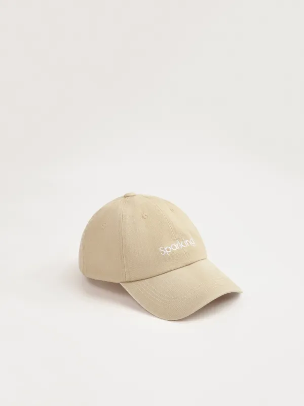 Baseball cap, 58 cm, single size, cotton, beige, Sparkling, Shore, image-1
