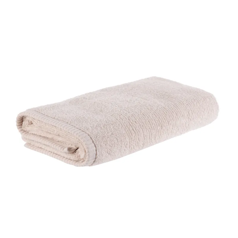 Towel, 50x90 cm, cotton, beige, Terry cotton, image-2