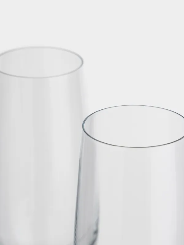 Drinking glass, 220 ml, 2 pcs, crystal glass, Perama, image-3