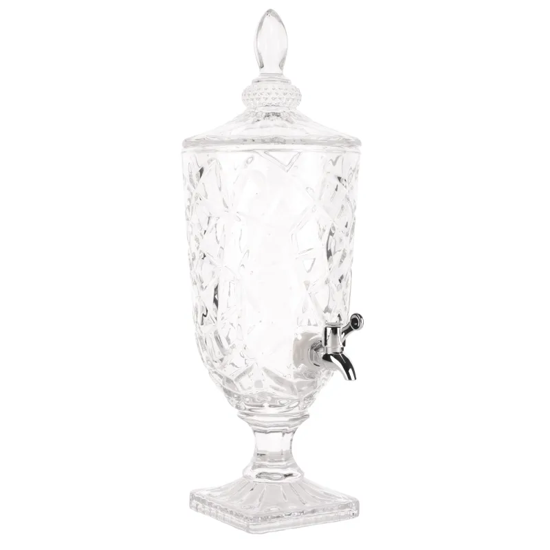 Drink dispenser, 3 L, Glass R / plastic, Crackle, image-0