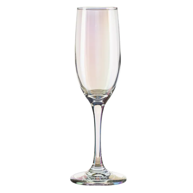 Champagne glass, 180 ml, 2 pcs, glass, mother of pearl, Floyd polar, image-1
