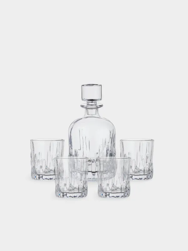 Drink set, 4 persons, 5 items, decanter / glasses, glass R, Harbor, image-0