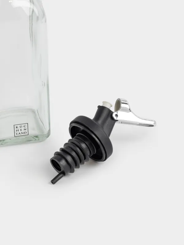 Oil and vinegar set, 150 ml, 2 pcs, on a stand, glass / metal, Comfort, image-5