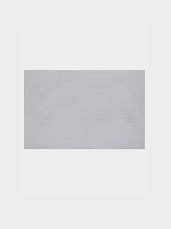 Kitchen towel, 2 pcs, 40x60 cm, cotton, gray / brown, Waffle, image-2