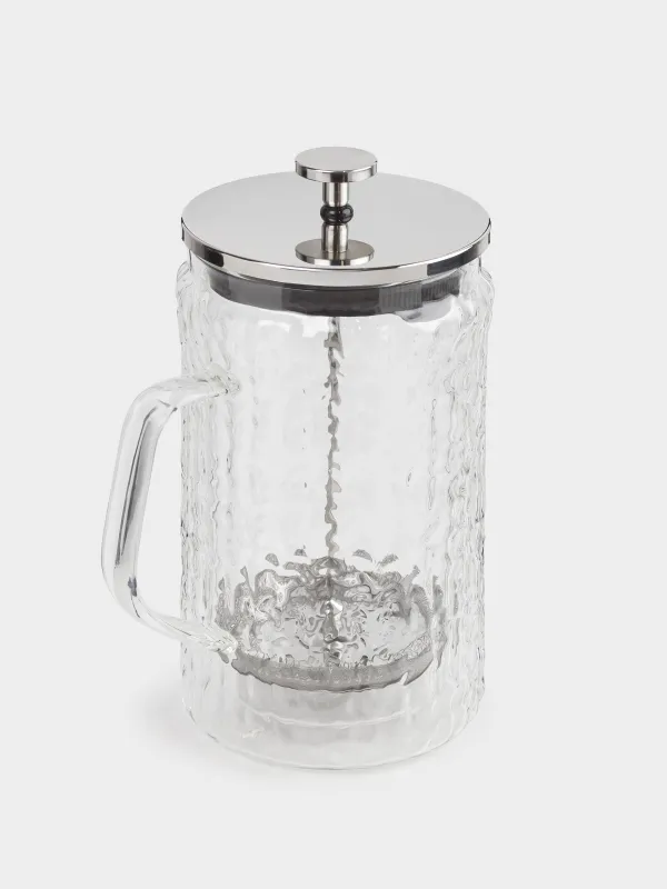 French press, 1 l, glass B / steel, Air ripply, image-3