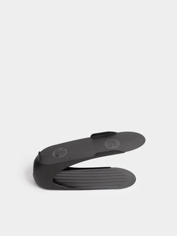 Organizer stand for men's shoes, 29 cm, plastic, black, Compact, image-3