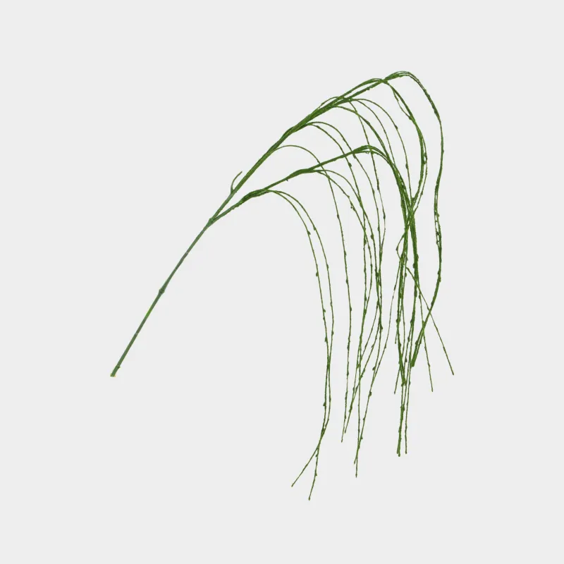 Decorative branch, 1.2 m, plastic / metal, Willow, Curved decor