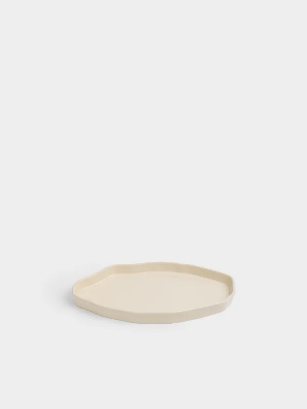Bath tray, 26x13 cm, porcelain tile, milky, Kaolin, image-0