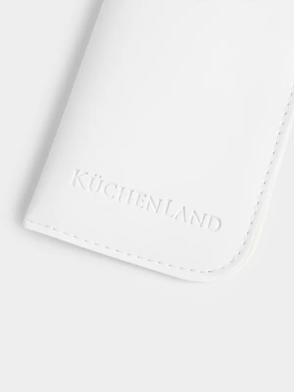 Eyeglass case, 18x8 cm, polyurethane, white, Memo, image-2