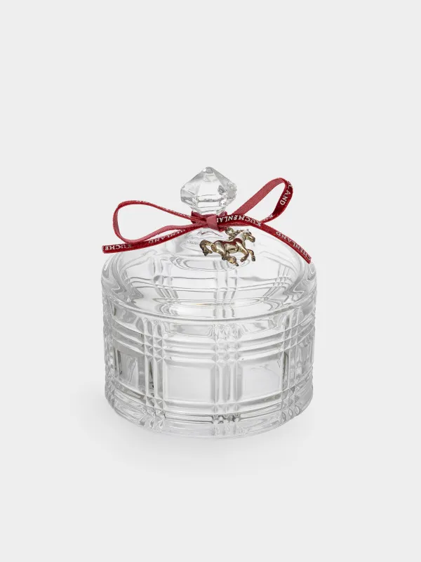 Storage container, 12x cm, 250 ml, with pendant, glass R, Horse, Zero, image-0