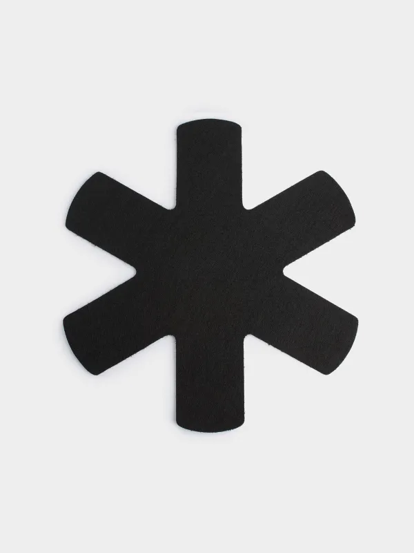 Set of protectors for frying pans, 3 pcs, 38/34/27 cm, felt, gray, Assist, image-1