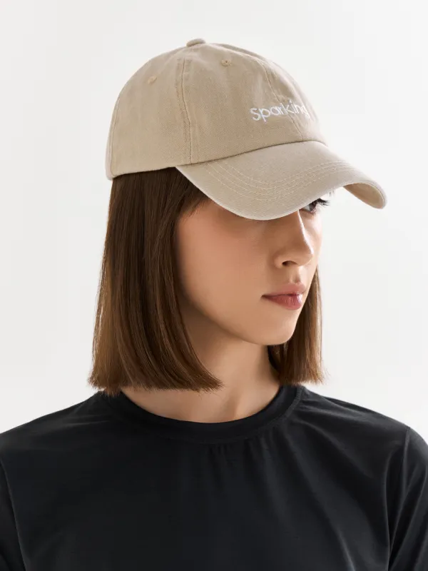 Baseball cap, 58 cm, single size, cotton, beige, Sparkling, Shore, image-4