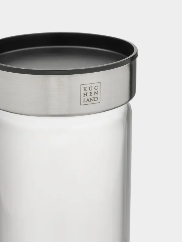 Food jar, 750 ml, glass B/plastic, Comfort, image-1