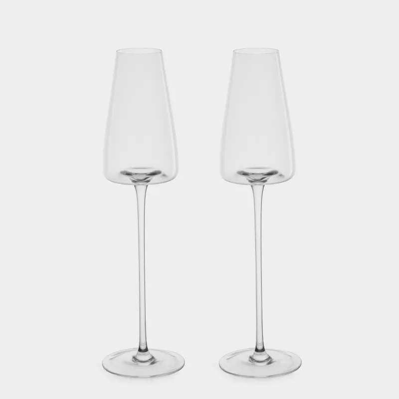 Drinking glass, 230 ml, 2 pcs, crystal glass, Sorento