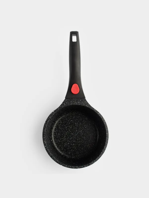 Bucket, 16 cm, 1.5 l, with lid, removable handle, coated, aluminum, Solution Red 2, image-4