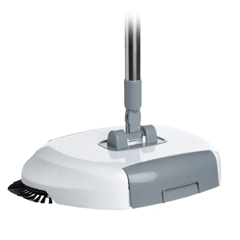 Waste collector brush, 115 cm, mechanical, plastic / steel, grey-white, Mop, image-1