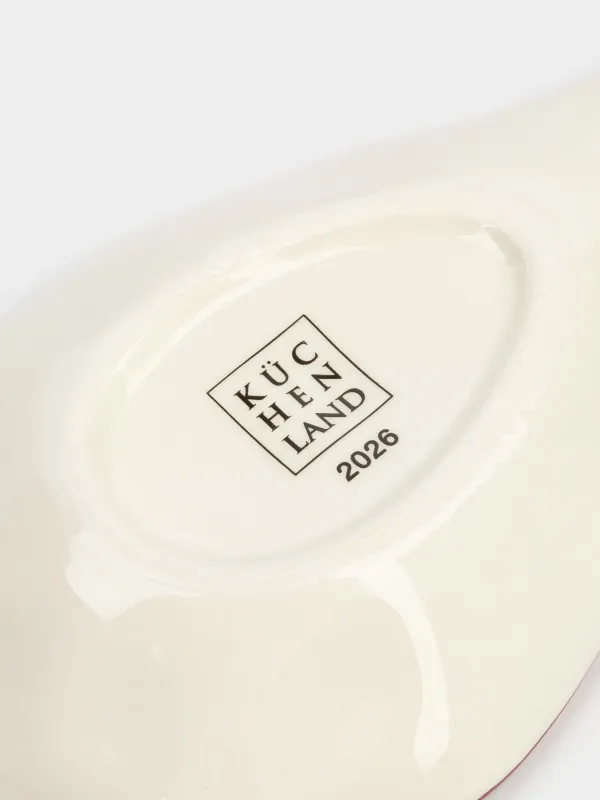 Spoon stand, 25 cm, ceramic, Horse, Christmas tree, image-6