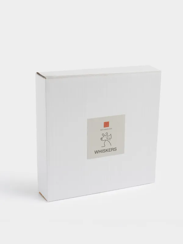 Pet bowl, 15x14 cm, 250 ml, ceramic, grey, Cat, Whiskers, image-7