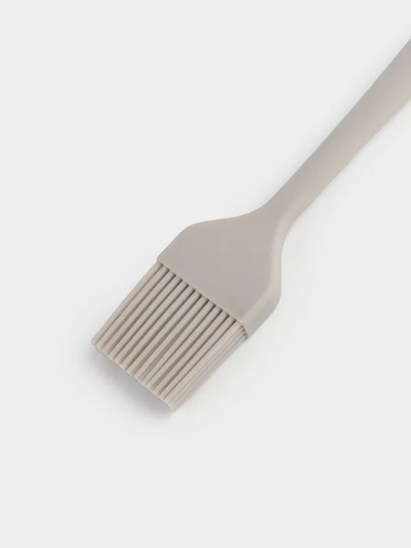 Cooking brush, 21 cm, silicone / nylon, beige, Benefit, image-2