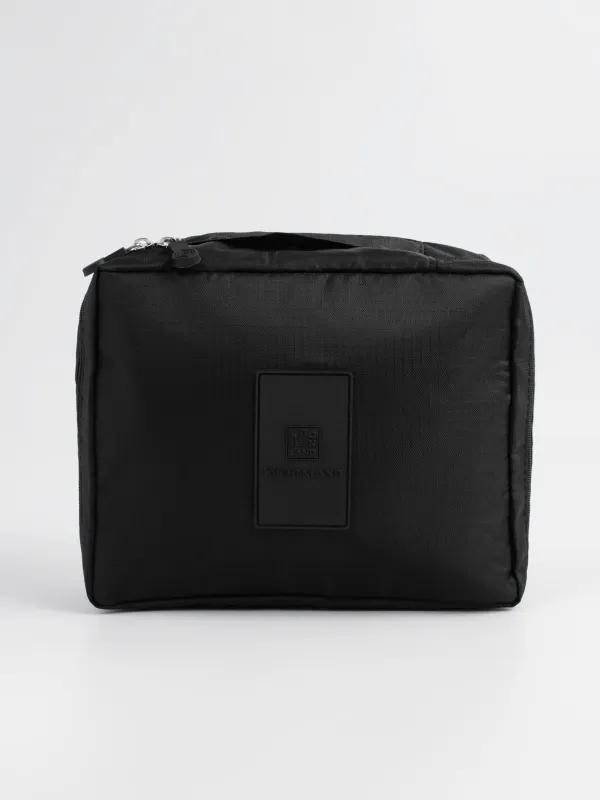 Travel cosmetic bag, 21x16 cm, polyester, black, Easy Travel, image-0