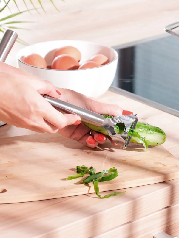 Peeler, 18 cm, steel, Spiro, image-3