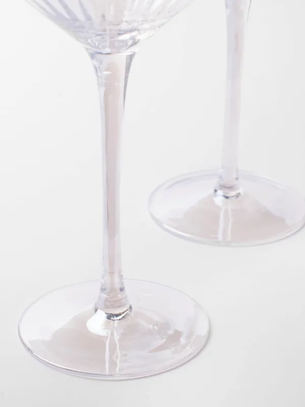 Drinking glass, 320 ml, 2 pcs, glass, mother-of-pearl, Lombardy polar, image-3