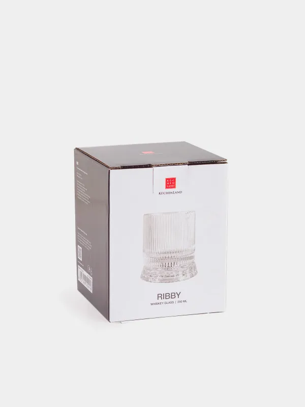 Drinking glass, 8 cm, 250 ml, on a stand, glass R, Ribby, image-4