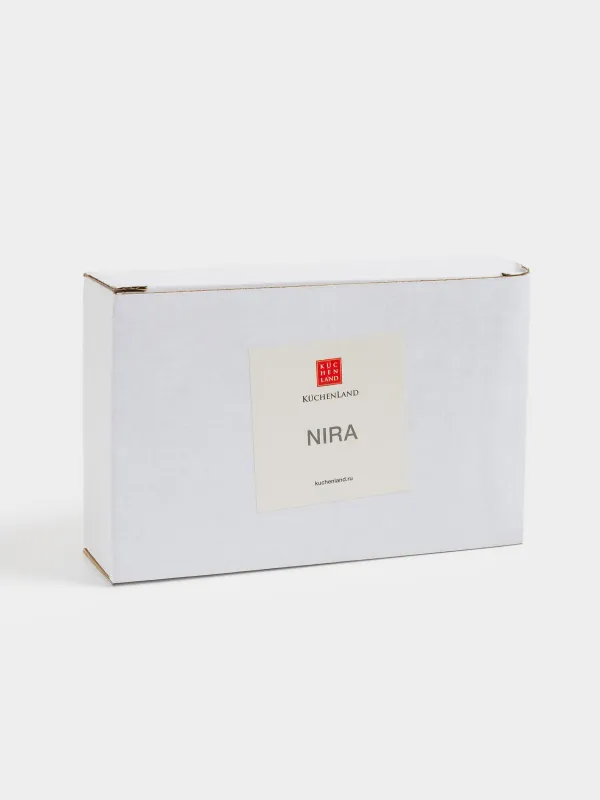 Soap dish, 12x8 cm, ceramic, beige, Nira, image-4