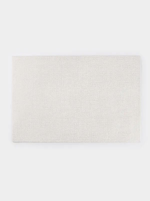 Napkin for appliances, 30x45 cm, PVC, rectangular, white, Silver drops, Rock, image-0