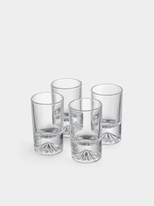 Drinking glass, 50 ml, 4 pcs, glass, Acme, image-0
