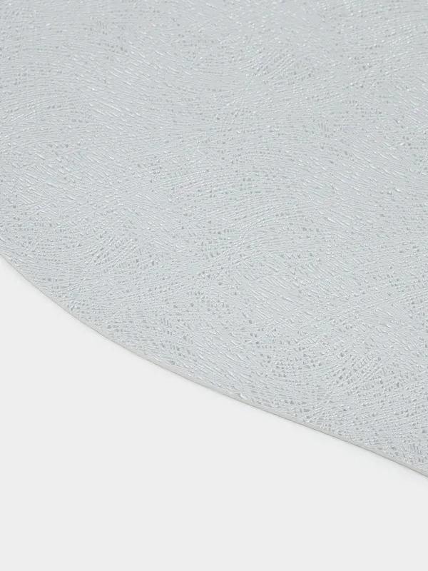 Napkin for appliances, 32x43 cm, PVC, double-sided, curly, silver/Champagne, Rock, image-4