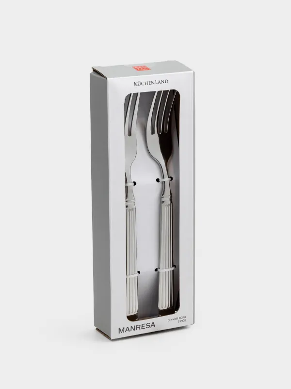 Dining fork, 2 pcs, steel, Strips, Manresa, image-4