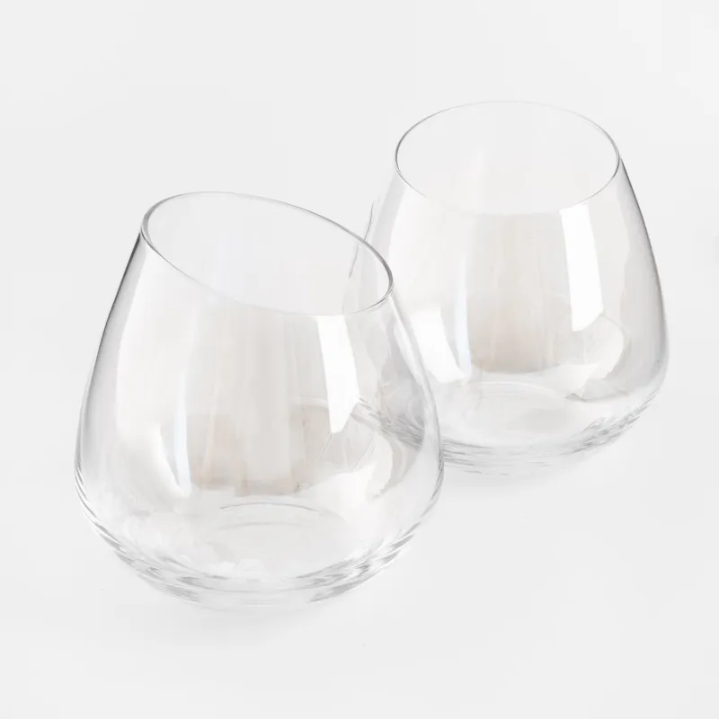 Glass, 11 cm, 400 ml, 2 pcs, glass, mother of pearl, Charm L polar, image-1