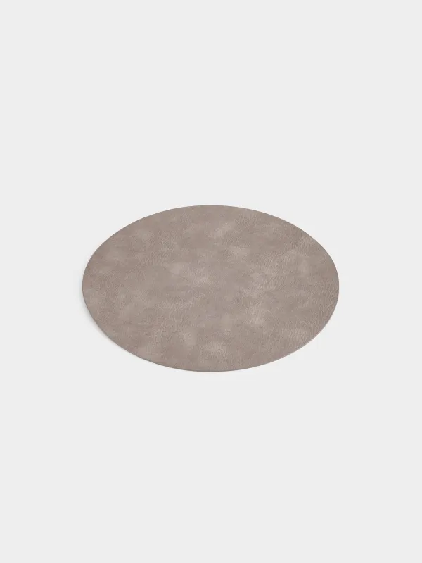 Napkin for appliances, 33 cm, PVC, round, dark brown, Rock, image-1