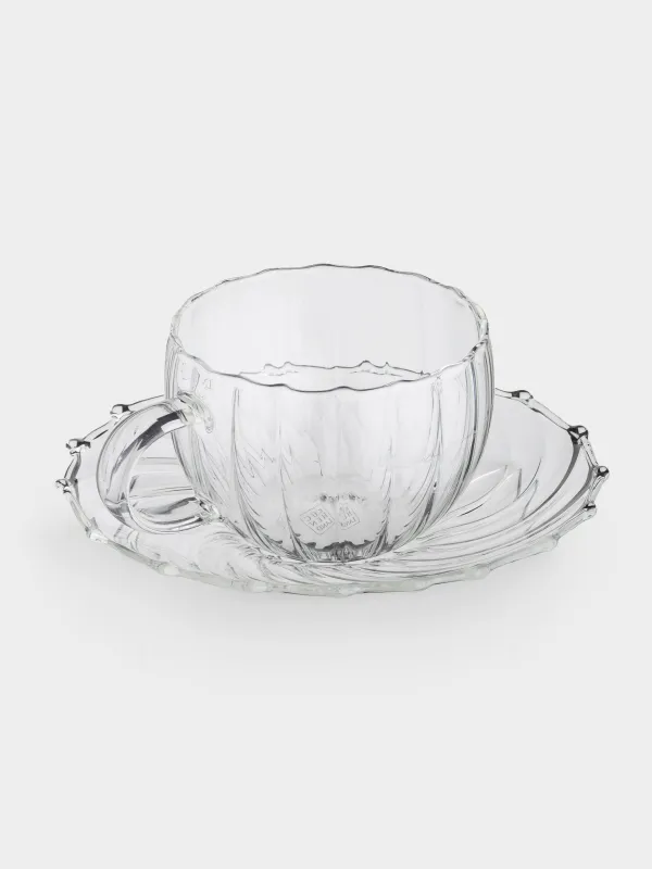 Tea pair, 1 pers, 2 items, 360 ml, glass B, Camellia, image-1