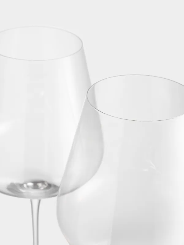 White wine glass, 480 ml, 2 pcs, crystal glass, Ferentino, image-2
