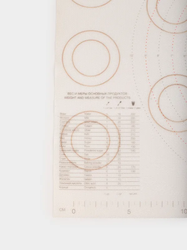 Baking mat, 30x40 cm, silicone, grey, Bakery, image-1